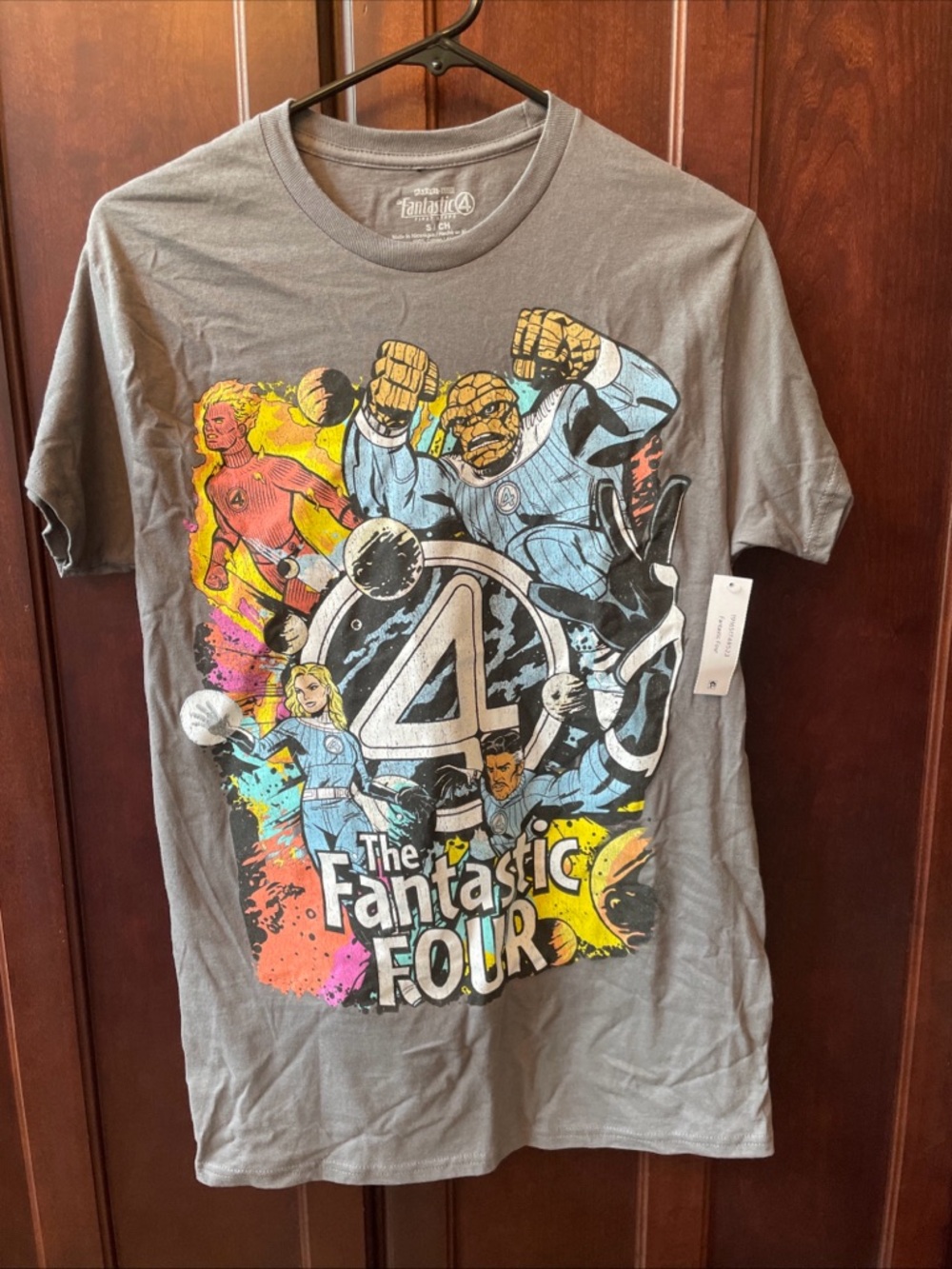 Marvel The Fantastic 4  Graphic T-Shirt Small New with Tags
